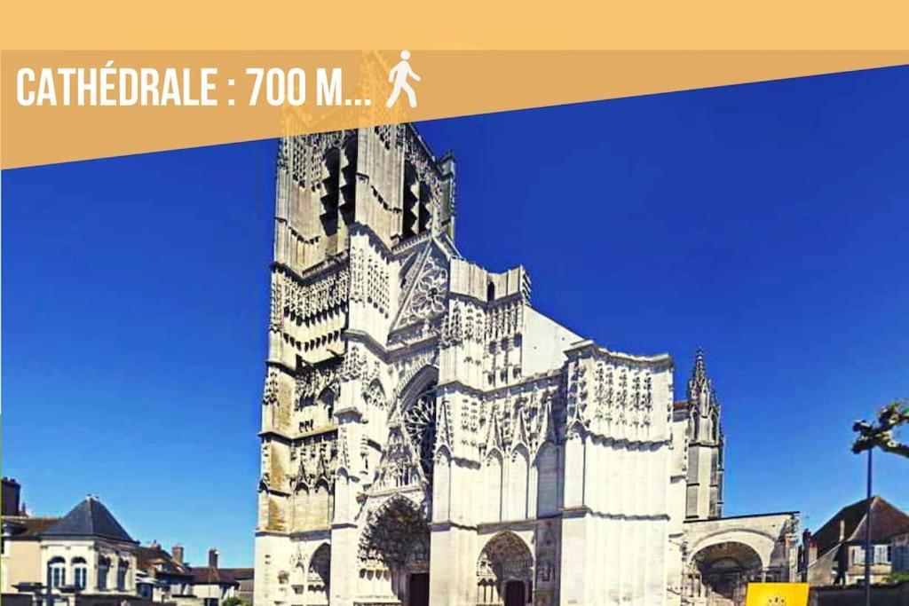 La Belle Vie - Appartement Cosy Au Centre-Ville Auxerre Eksteriør billede